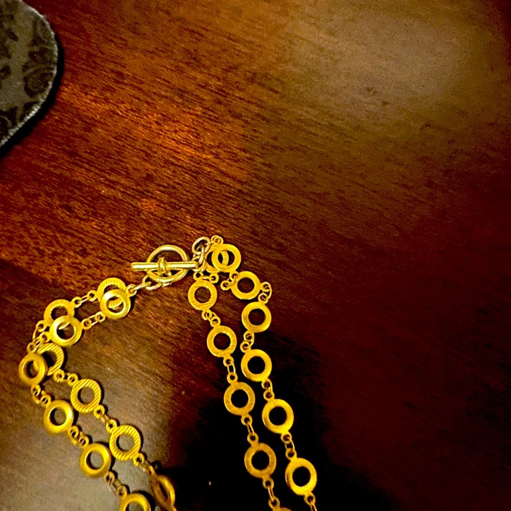 Gold plated necklace